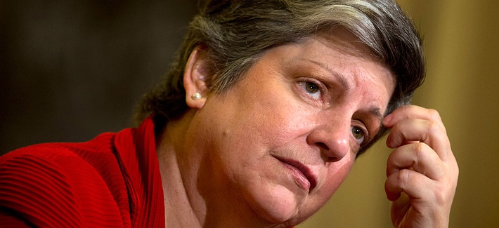 Homeland Security Secretary Janet Napolitano at a hearing Homeland Security Secretary Janet Napolitano at a hearing