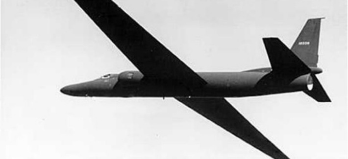 Early U-2 in flight. Early U-2 in flight.