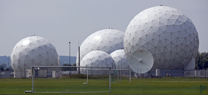 One of the NSA's monitoring bases in southern Germany One of the NSA's monitoring bases in southern Germany