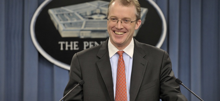 Pentagon press secretary George Little announced he will retire on Nov. 15. Pentagon press secretary George Little announced he will retire on Nov. 15.