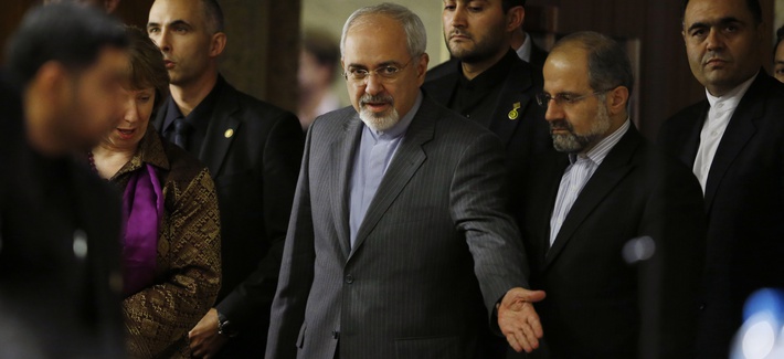 Iran's Foreign Minister Javad Zarif prior to a press conference in Geneva, Switzerland Iran's Foreign Minister Javad Zarif prior to a press conference in Geneva, Switzerland