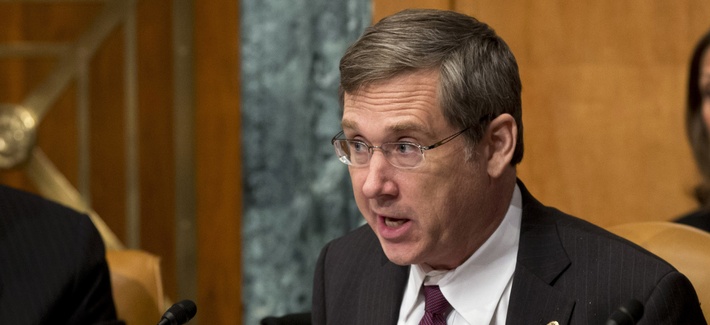 Sen. Mark Kirk, R-Ill., during a Senate hearing Sen. Mark Kirk, R-Ill., during a Senate hearing