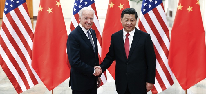 Chinese President Xi Jinping and Vice President Joe Biden at the Great Hall of the People in Beijing, China, on Wednesday. Chinese President Xi Jinping and Vice President Joe Biden at the Great Hall of the People in Beijing, China, on Wednesday.