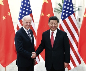 Chinese President Xi Jinping and Vice President Joe Biden at the Great Hall of the People in Beijing, China, on Wednesday. Chinese President Xi Jinping and Vice President Joe Biden at the Great Hall of the People in Beijing, China, on Wednesday.