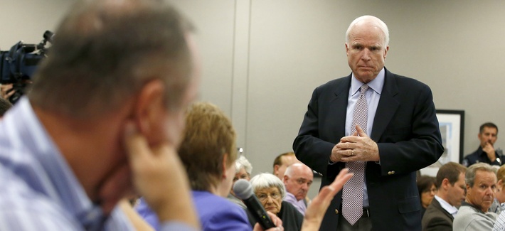 Sen. John McCain, R-Ariz., said that the budget deal only "softens" the impact from sequestration Sen. John McCain, R-Ariz., said that the budget deal only "softens" the impact from sequestration