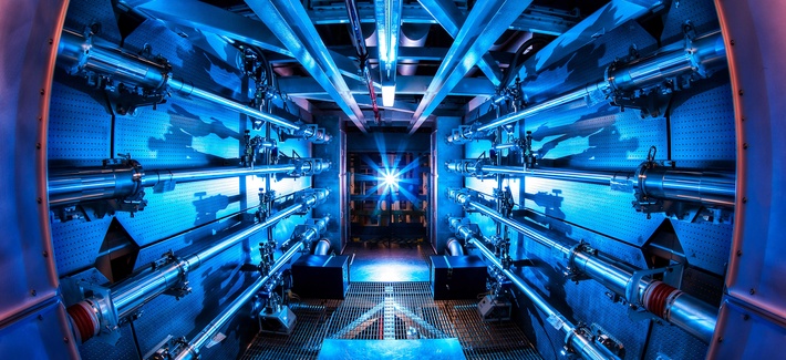 These are the preamplifiers used to boost the energy of the laser beams used at the National Ignition Facility These are the preamplifiers used to boost the energy of the laser beams used at the National Ignition Facility