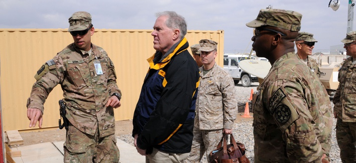 Undersecretary of Defense for acquisition, technology, and logistics Frank Kendall during a visit to Afghanistan Undersecretary of Defense for acquisition, technology, and logistics Frank Kendall during a visit to Afghanistan