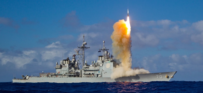 A Standard Missile 3 is tested from the USS Lake Erie A Standard Missile 3 is tested from the USS Lake Erie