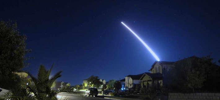 A Minuteman III ICBM is launched from Vandenberg Air Force Base, Calif. A Minuteman III ICBM is launched from Vandenberg Air Force Base, Calif.