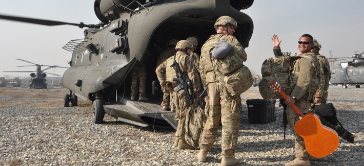 Soldiers with the Guam Army National Guard leave Camp Phoenix, Kabul Soldiers with the Guam Army National Guard leave Camp Phoenix, Kabul
