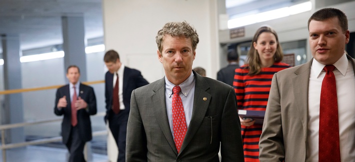 Sen. Rand Paul, R-Ky, heads to the Senate floor to advance a bill supporting aid to Ukraine Sen. Rand Paul, R-Ky, heads to the Senate floor to advance a bill supporting aid to Ukraine