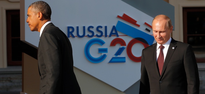 President Obama and Russian President Vladimir Putin after the 2013 G20 Summit in Russia President Obama and Russian President Vladimir Putin after the 2013 G20 Summit in Russia