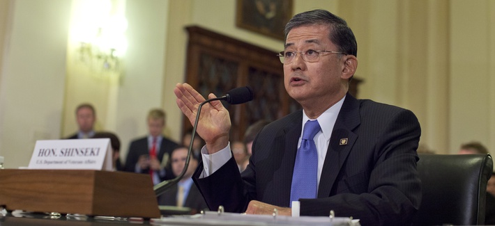 Veterans Affairs Secretary Eric Shinseki testifies at a hearing on Capitol Hill on October 9, 2013. Veterans Affairs Secretary Eric Shinseki testifies at a hearing on Capitol Hill on October 9, 2013.