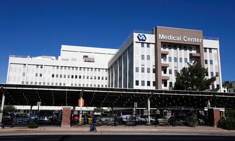 The Phoenix VA Health Care Center, shown here on April 28, 2014, has come under scrutiny as growing concerns about allegations of gross mismanagement and neglect.
