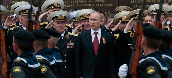 Russian President Vladimir Putin attends a parade marking the Victory Day in Sevastopol, Crimea, May 9, 2014. Russian President Vladimir Putin attends a parade marking the Victory Day in Sevastopol, Crimea, May 9, 2014.