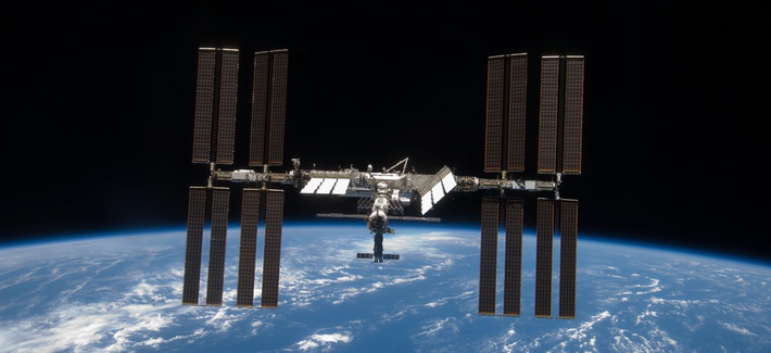 The International Space Station in orbit The International Space Station in orbit