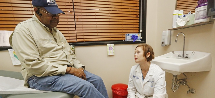A nurse checks on a veteran at the Montgomery Medical Center in Jackson, Miss., May 15, 2013. A nurse checks on a veteran at the Montgomery Medical Center in Jackson, Miss., May 15, 2013.