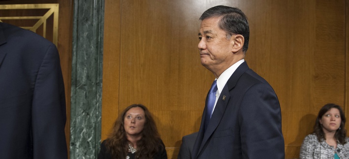 Veterans Affairs Secretary Eric Shinseki leaves a congressional hearing on May 15, 2014. Veterans Affairs Secretary Eric Shinseki leaves a congressional hearing on May 15, 2014.