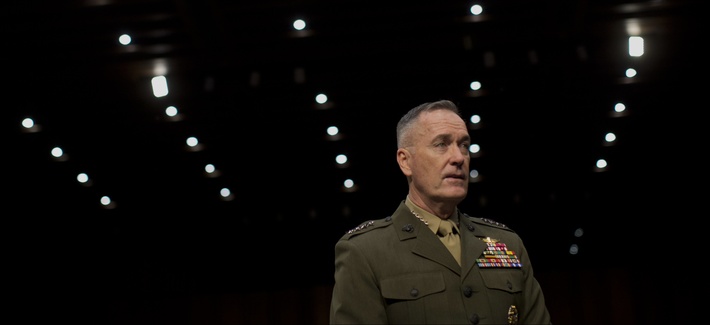 ISAF Commander Gen. Joseph Dunford Jr. arrives for a hearing on Capitol Hill on March 12, 2014. ISAF Commander Gen. Joseph Dunford Jr. arrives for a hearing on Capitol Hill on March 12, 2014.