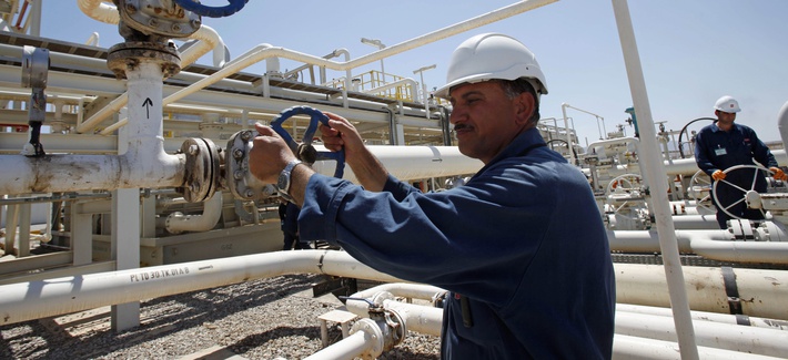 An employee works at the Tawke oil field in the Kurdish region in northern Iraq, on May 31, 2009. An employee works at the Tawke oil field in the Kurdish region in northern Iraq, on May 31, 2009.