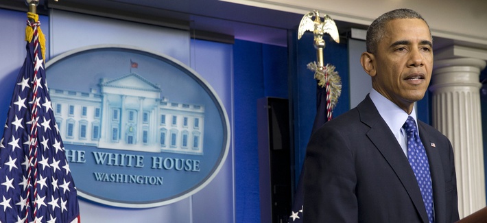 President Obama delivers a statement in the White House briefing room on the deployment of U.S. special operations forces to Iraq, on June 19, 2014. President Obama delivers a statement in the White House briefing room on the deployment of U.S. special operations forces to Iraq, on June 19, 2014.