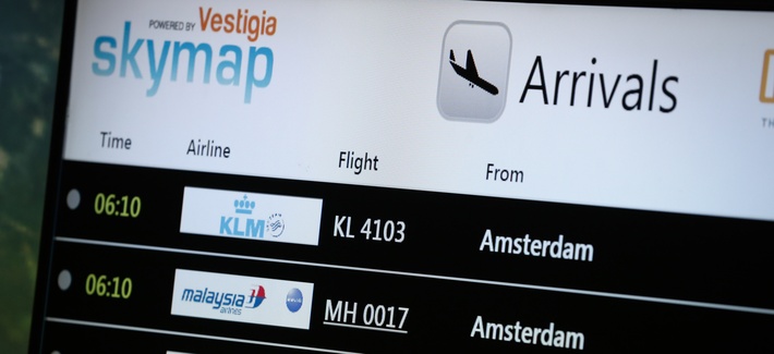 An electronic flight information board at Kuala Lumpur International Airport in Sepang, Malaysia, shows information on Malaysia Airlines Flight 17, on July 18, 2014. An electronic flight information board at Kuala Lumpur International Airport in Sepang, Malaysia, shows information on Malaysia Airlines Flight 17, on July 18, 2014.