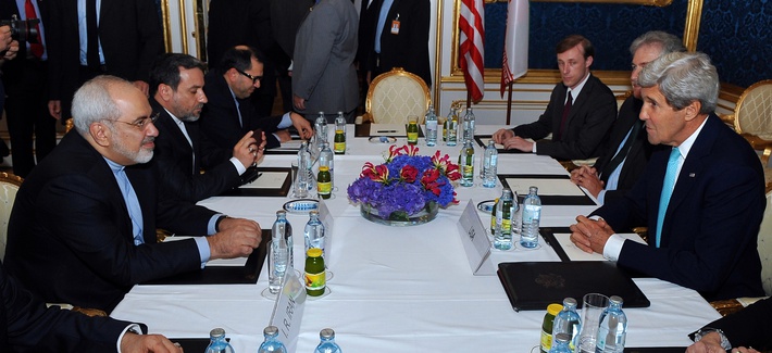 Secretary of State John Kerry meets with Iranian Foreign Minister Javad Zarif on July 13, 2014, for talks about Tehran's nuclear program. Secretary of State John Kerry meets with Iranian Foreign Minister Javad Zarif on July 13, 2014, for talks about Tehran's nuclear program.