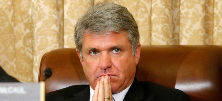 Rep. Michael McCaul, R-Texas., listens during a House Homeland Security Committee meeting, on June 24, 2014. Rep. Michael McCaul, R-Texas., listens during a House Homeland Security Committee meeting, on June 24, 2014.