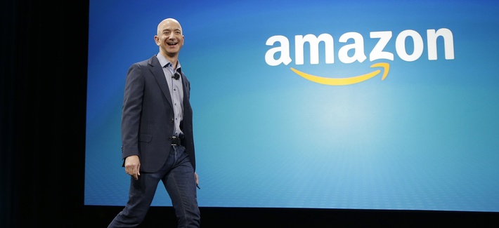 Amazon CEO Jeff Bezos introduces the new Amazon Fire Phone during an event in Seattle. Amazon CEO Jeff Bezos introduces the new Amazon Fire Phone during an event in Seattle.