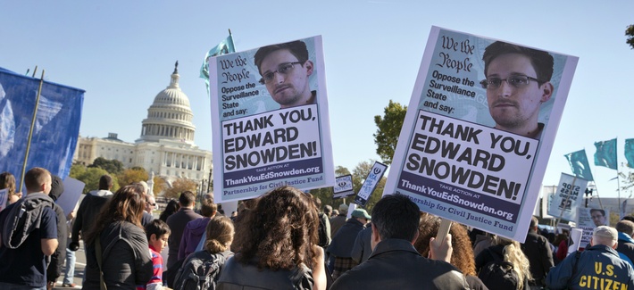 Demonstrators rally at the Capitol to protest the NSA's surveillance programs. Demonstrators rally at the Capitol to protest the NSA's surveillance programs.