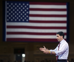 Wisconsin Gov. Scott Walker speaks during the Conservative Political Action Conference, on Feb. 26, 2015. Wisconsin Gov. Scott Walker speaks during the Conservative Political Action Conference, on Feb. 26, 2015.