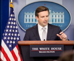 White House press secretary Josh Earnest talks to the media during the daily press briefing at the White House, Thursday, July 9, 2015, in Washington.