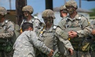Soldiers on the Ranger Course at Camp Rudder on Eglin Air Force Base, Fla., Aug. 6, 2015