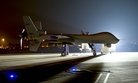 An MQ-9 Reaper sits on the flight line at Hurlburt Field Fla., April 24, 2014.
