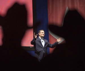 Republican presidential candidate Sen. Ted Cruz, R-Texas, speaks Saturday, Dec. 5, 2015, during the Rising Tide Summit at the US Cellular Center in Cedar Rapids, Iowa. Republican presidential candidate Sen. Ted Cruz, R-Texas, speaks Saturday, Dec. 5, 2015, during the Rising Tide Summit at the US Cellular Center in Cedar Rapids, Iowa.