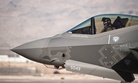 An Air Force pilot taxies an F-35A Lightning II at Nellis Air Force Base, Nev., Jan. 15, 2015. 