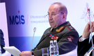 Then-Lt. Gen. Igor Sergun speaks at a conference on international security in Moscow in 2014.