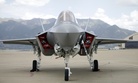 An F-35 jet sits on the tarmac at its new operational base Wednesday, Sept. 2, 2015, at Hill Air Force Base, in northern Utah. Two F-35 jets touched down Wednesday afternoon at the base, about 20 miles north of Salt Lake City.