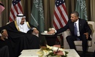 U.S President Barack Obama reaches out to shake hands with King Salman of Saudi Arabia at the G-20 Summit in Antalya, Turkey, Sunday, Nov. 15, 2015. 