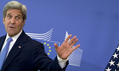 U.S. Secretary of State John Kerry leaves EU headquarters after a meeting with European Union High Representative Federica Mogherini in Brussels on Monday, June 27, 2016. U.S. Secretary of State John Kerry leaves EU headquarters after a meeting with European Union High Representative Federica Mogherini in Brussels on Monday, June 27, 2016.
