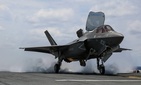 An F-35B during tests aboard the USS Wasp in 2015.