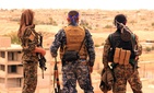 Syrian Democratic Forces looking toward the northern town of Tabqa, Syria. Photo provided Sun., Apr. 30, 2017. Syrian Democratic Forces looking toward the northern town of Tabqa, Syria. Photo provided Sun., Apr. 30, 2017.