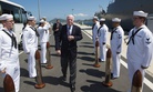 Sen. John S. McCain III is piped aboard during a visit to the Arleigh Burke-class guided-missile destroyer USS John S. McCain (DDG 56) in Cam Ranh, Vietnam, June 2, 2017.