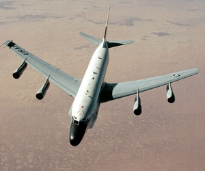 A U.S. Air Force RC-135, which is made by L3 Technologies.