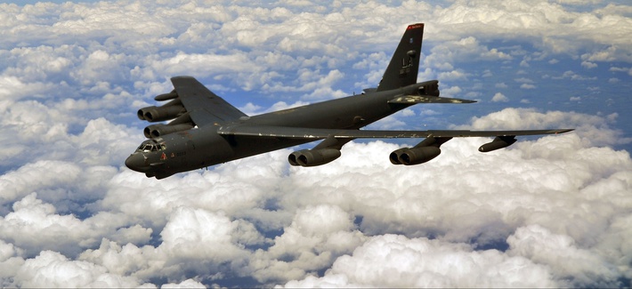 A 2014 photo of a B-52H Stratofortress based at Barksdale Air Force Base, La.