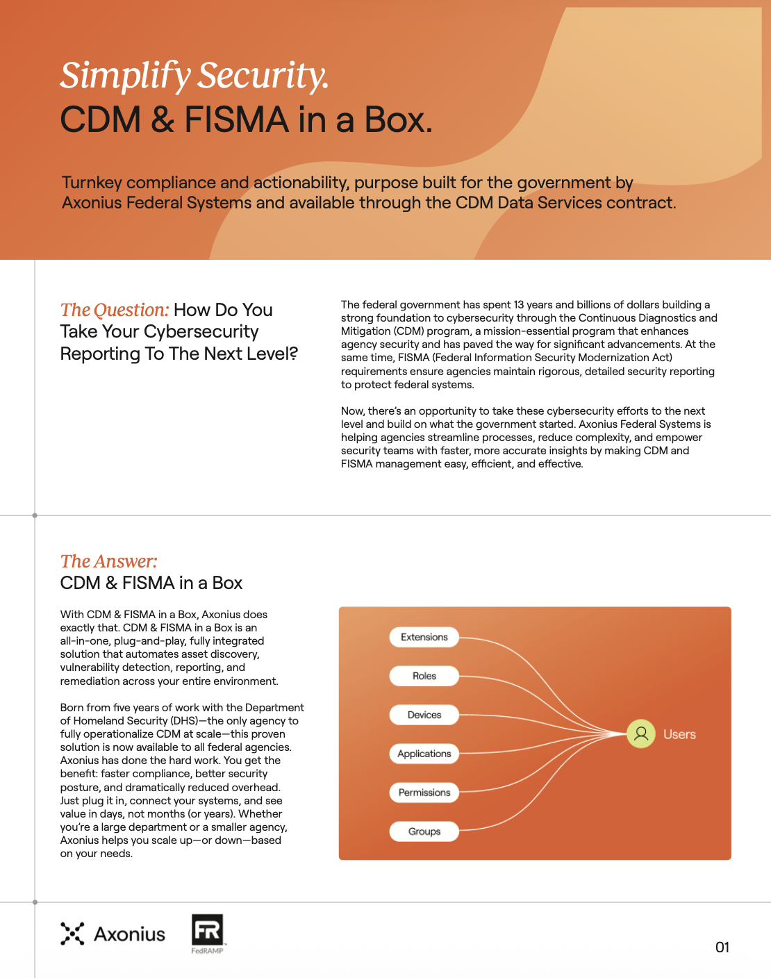 Simplify Security. CDM & FISMA in a Box.