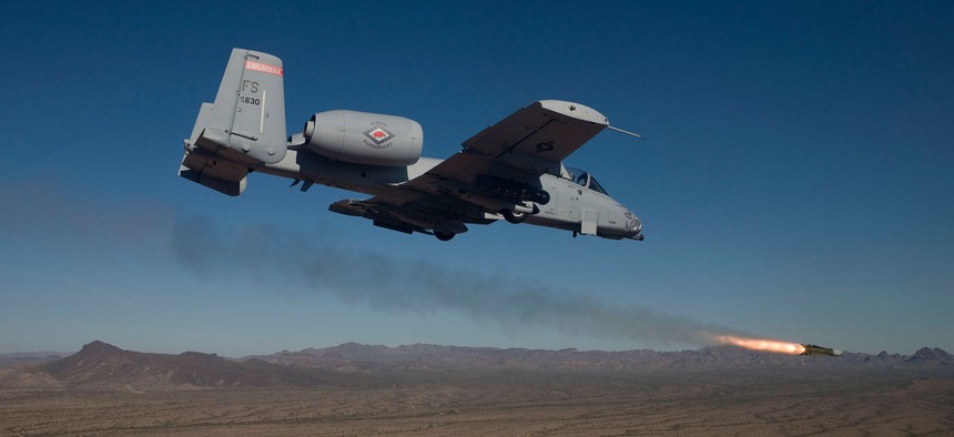 The Air Force's A-10 jet, one of the planes on the chopping block in the upcoming FY 2015 budget