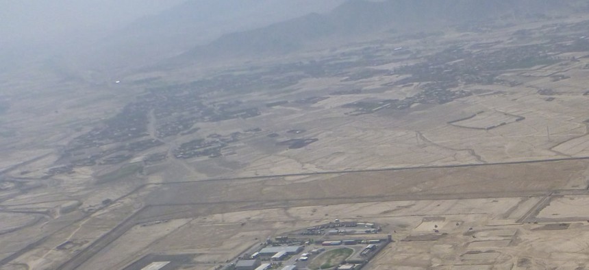 An aerial view of the Pol-i-Charki prison. 