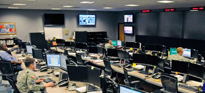 Seen here is the Cyber Operations Center on Fort Gordon, Ga.