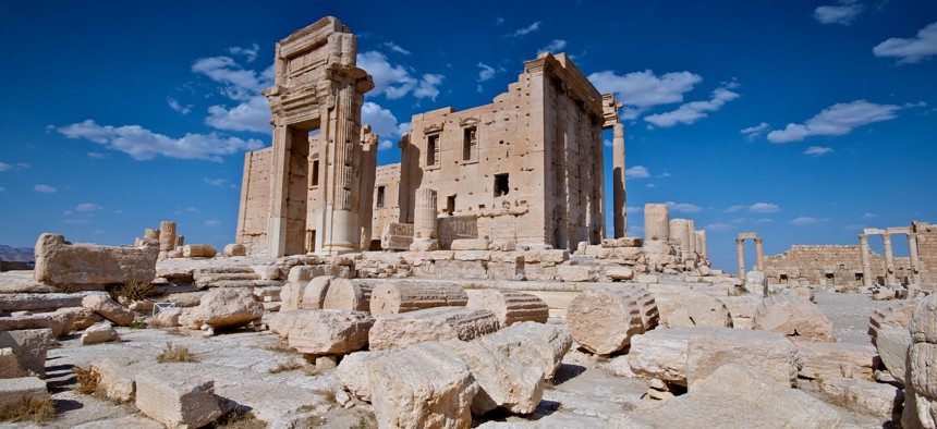 The Temple of Bel before its recent destruction by Islamic State militants.